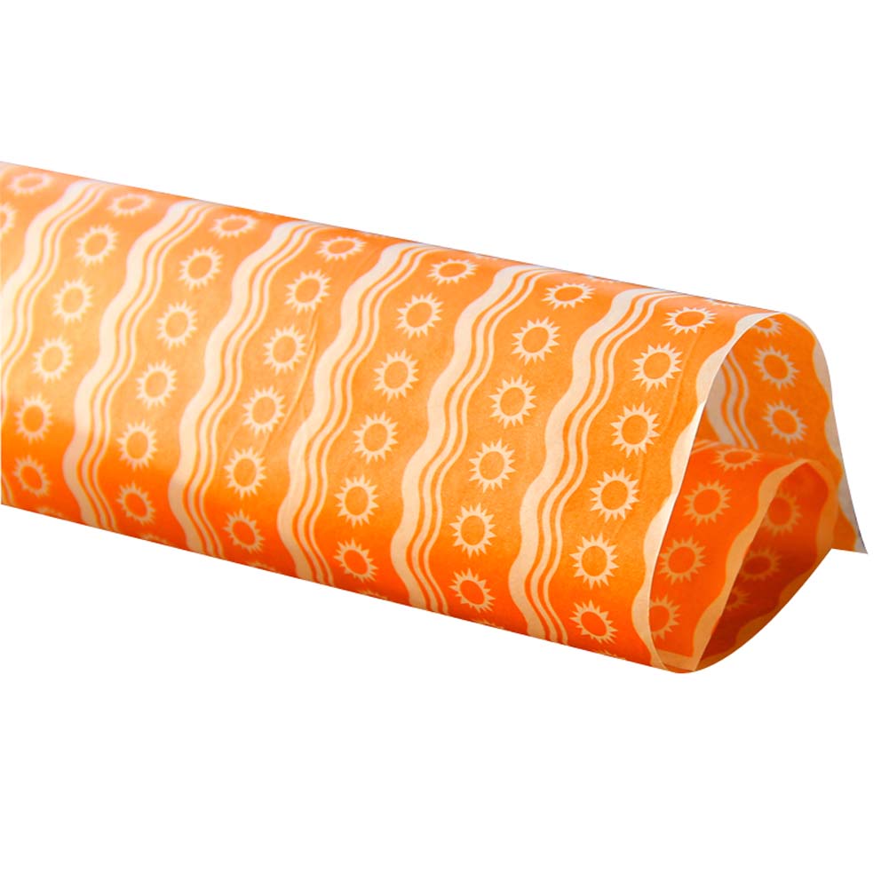 Orange Wave Diy Baking Nougat Food Grade Wax Papers - 50 Piece