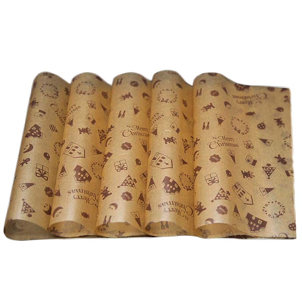 Wax Diy Baking Candy Sandwich Warping Christmas Chocolate Paper - 50 Piece