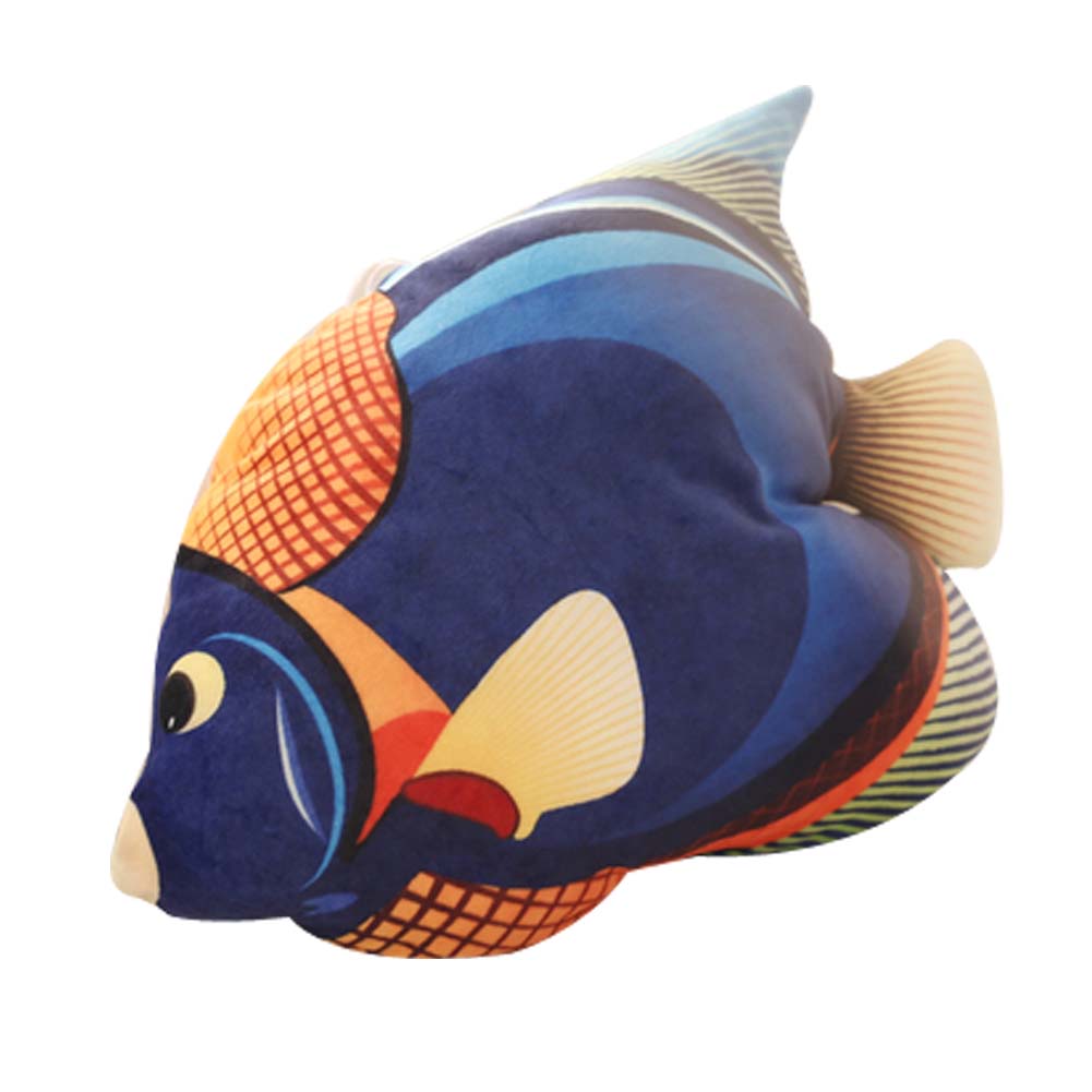 Sleeping Pillow Simulation Cushion Pillow Birthday Gifts Blue Fish Plush Toy