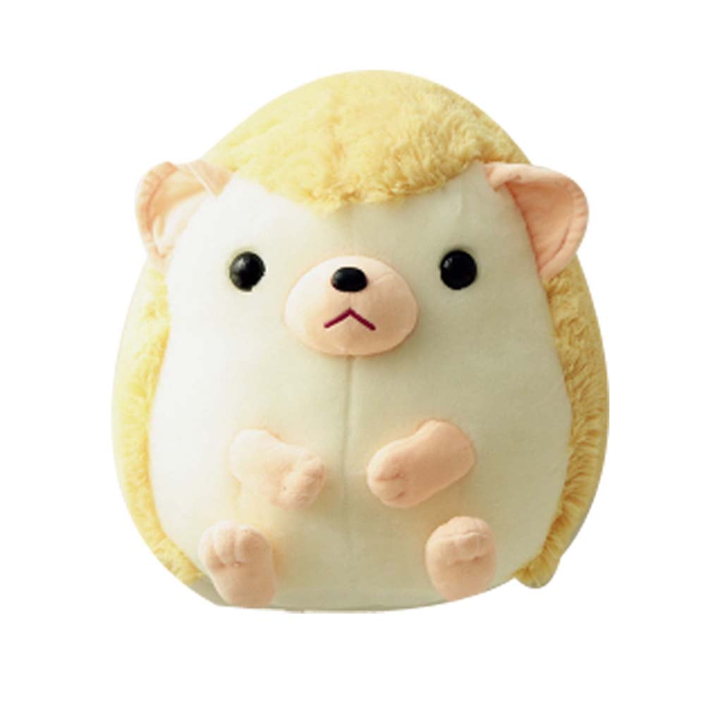 Small Hedgehog Doll Simulation Cushion Sleeping Pillow Gift Yellow Plush Toy