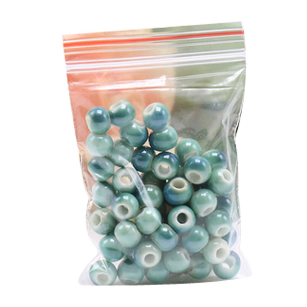 Picture of Panda Superstore PS-TOY166060011-SUE02987 6 mm Ceramic Beads Diy Round Loose Bead for Jewelry Making&#44; Army Green - 100 Piece