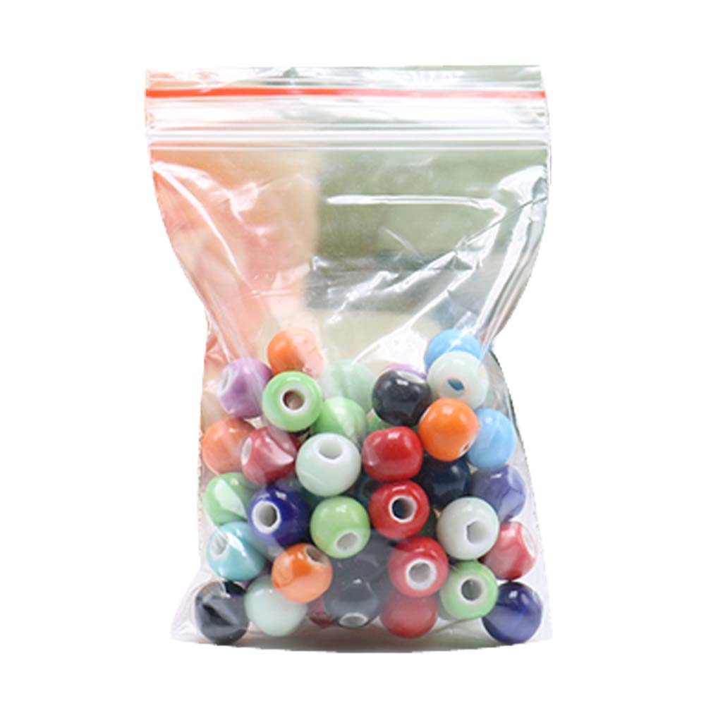 Picture of Panda Superstore PS-TOY166060011-SUE02990 6 mm Colorful Ceramic Beads Diy Necklace Bracelet Round Loose Bead for Jewelry Making - 100 Piece