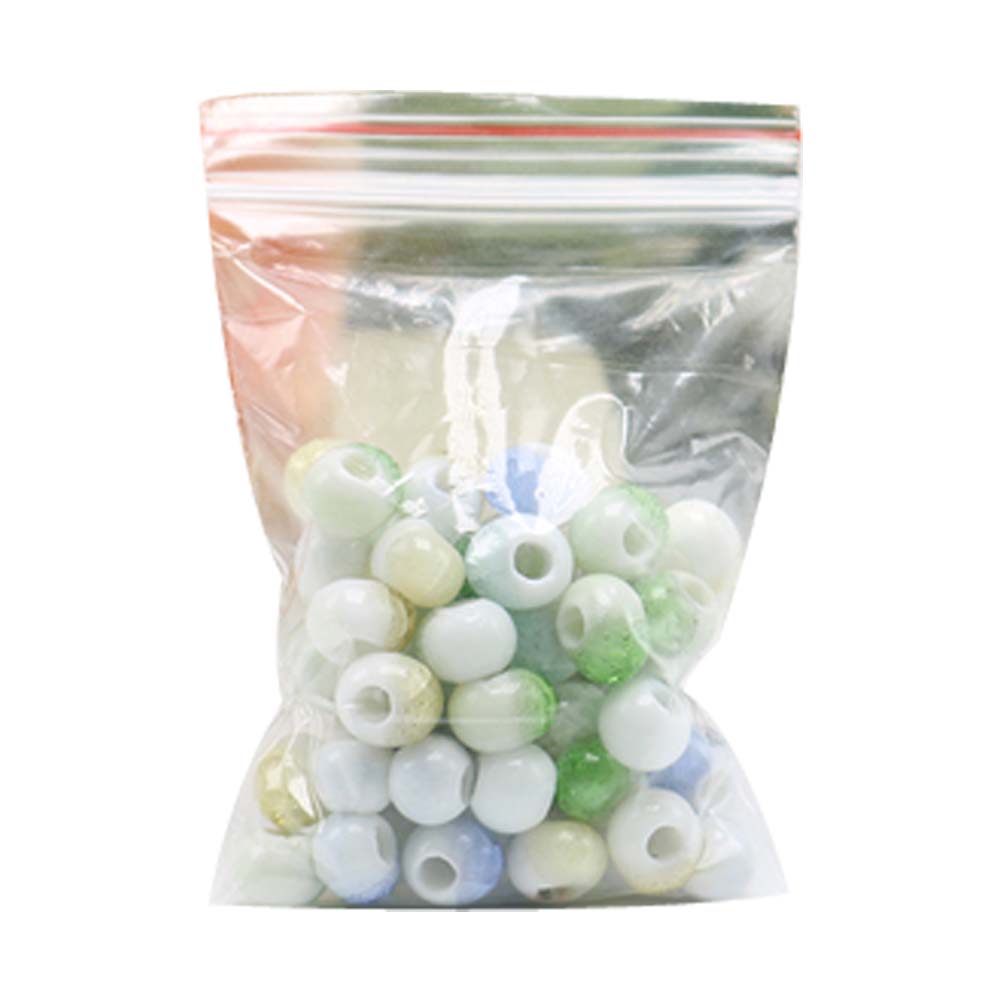 Picture of Panda Superstore PS-TOY166060011-SUE02993 6 mm Ceramic Beads Diy Round Loose Bead for Jewelry Making&#44; Green & White - 100 Piece