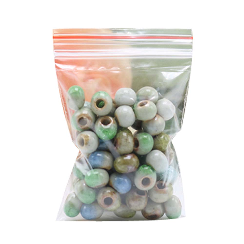 Picture of Panda Superstore PS-TOY166060011-SUE02995 6 mm Ceramic Beads Diy Round Loose Bead for Jewelry Making&#44; Greenish Color - 100 Piece