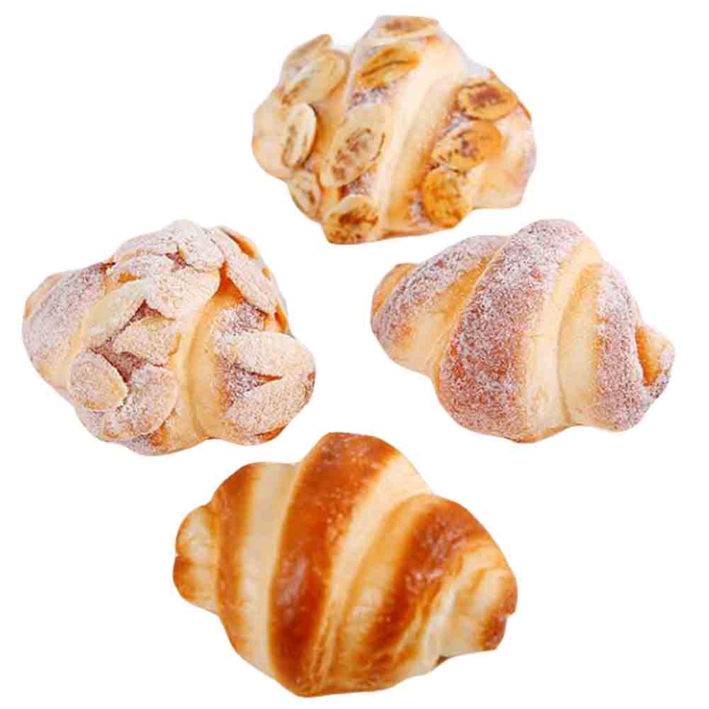 Picture of Panda Superstore PL-HOM10844426011-DORIS00041 Artificial Breads Simulation Fake Food Home Bakery Photography Decor - 4 Piece