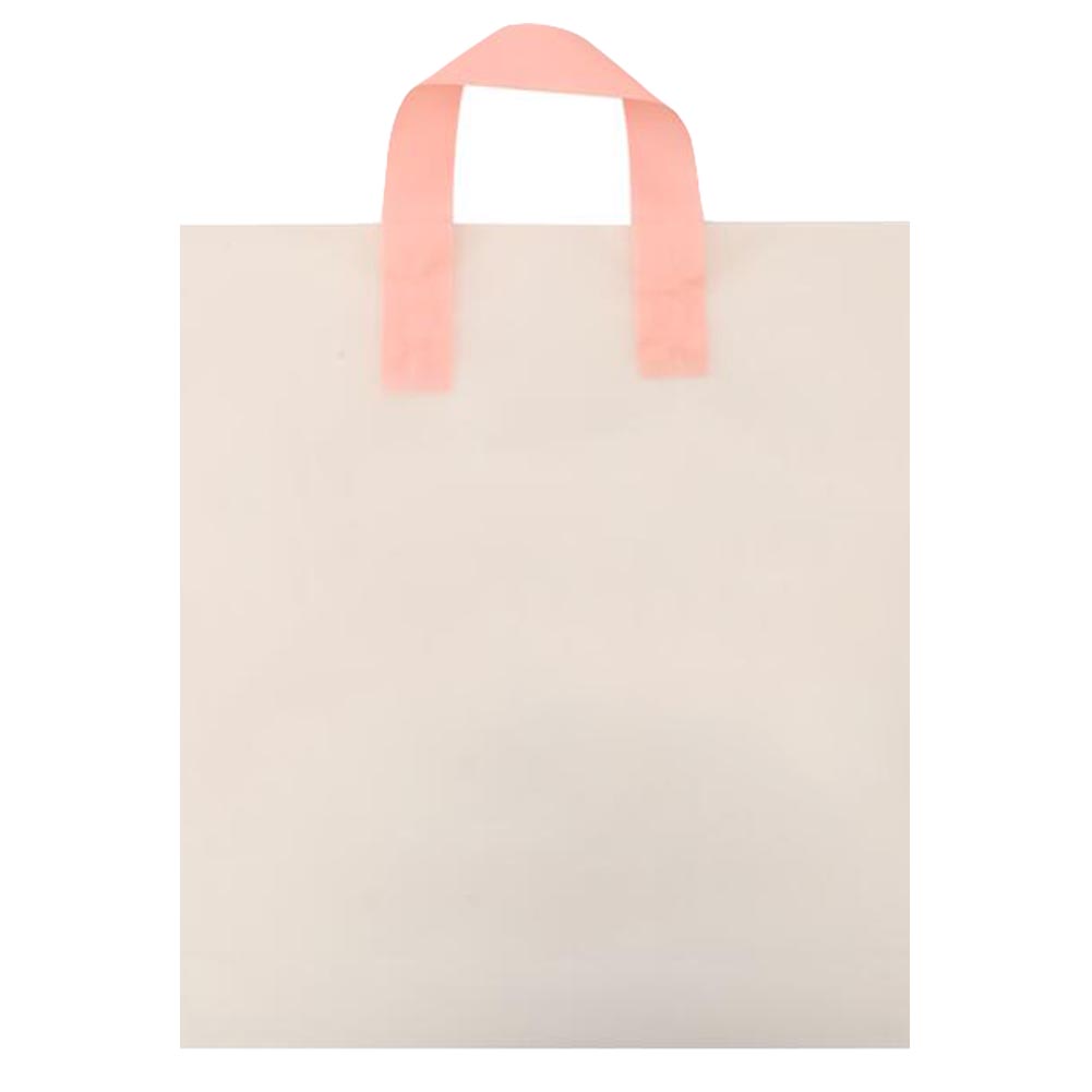 Picture of Panda Superstore PL-HOM1252210011-DORIS00081 Transparent Plastic Boutique Retail Clothing Tote Shopping Bags - 50 Piece