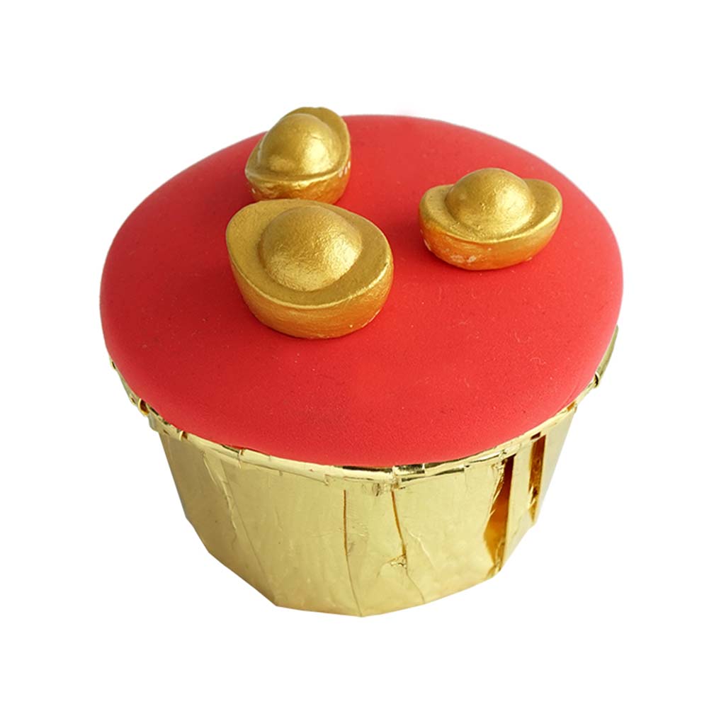 Chinese Style Fake Cupcake Artificial Cake Model Decoration & Props, Ingots