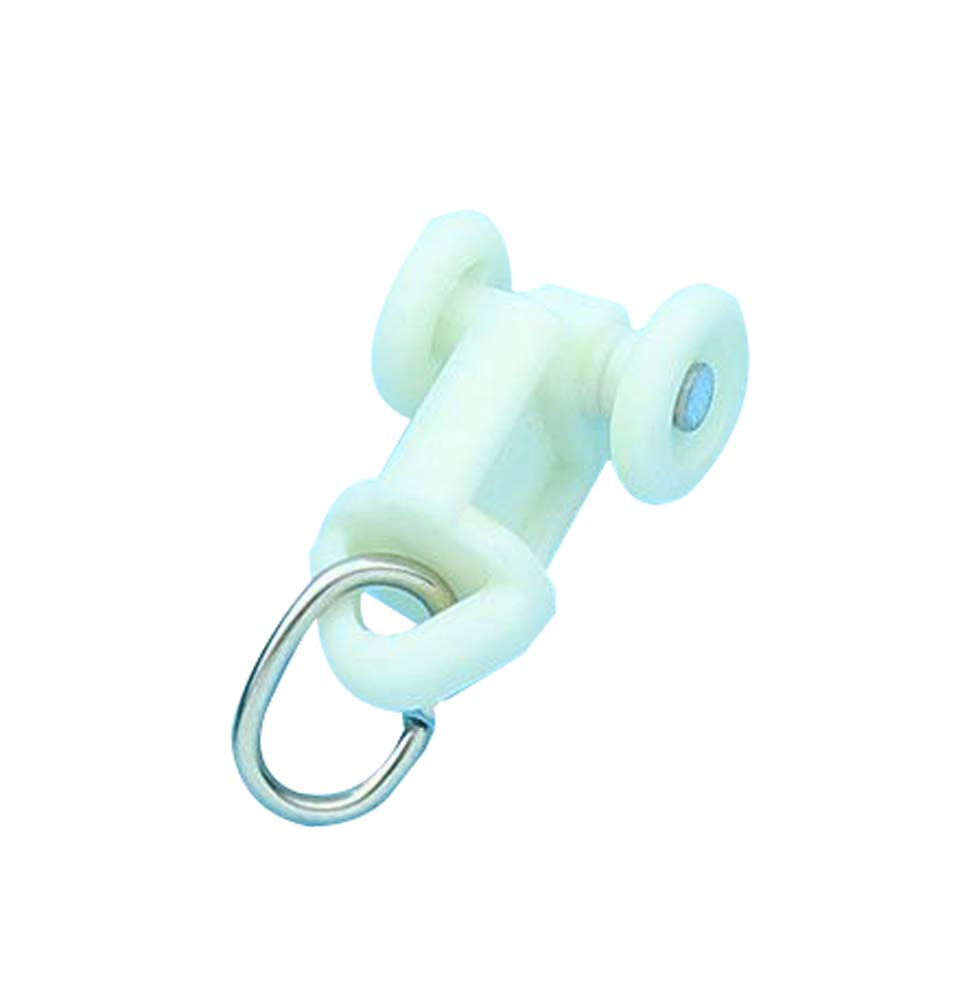 Fashioned Track Roller Plastic Track Carrier Rollers D Curtain - 30 Piece