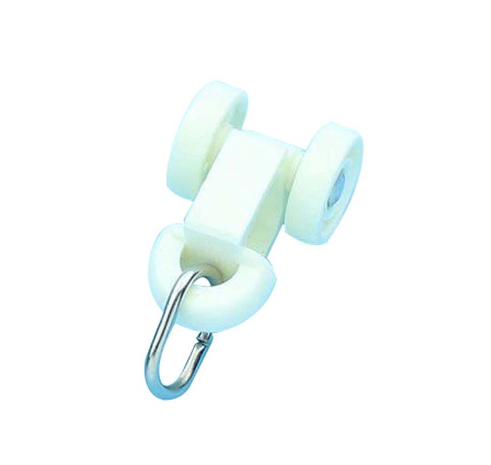 Track Gliders Track Rail Slide Wheels Rollers Window Curtain - F1 - 30 Piece