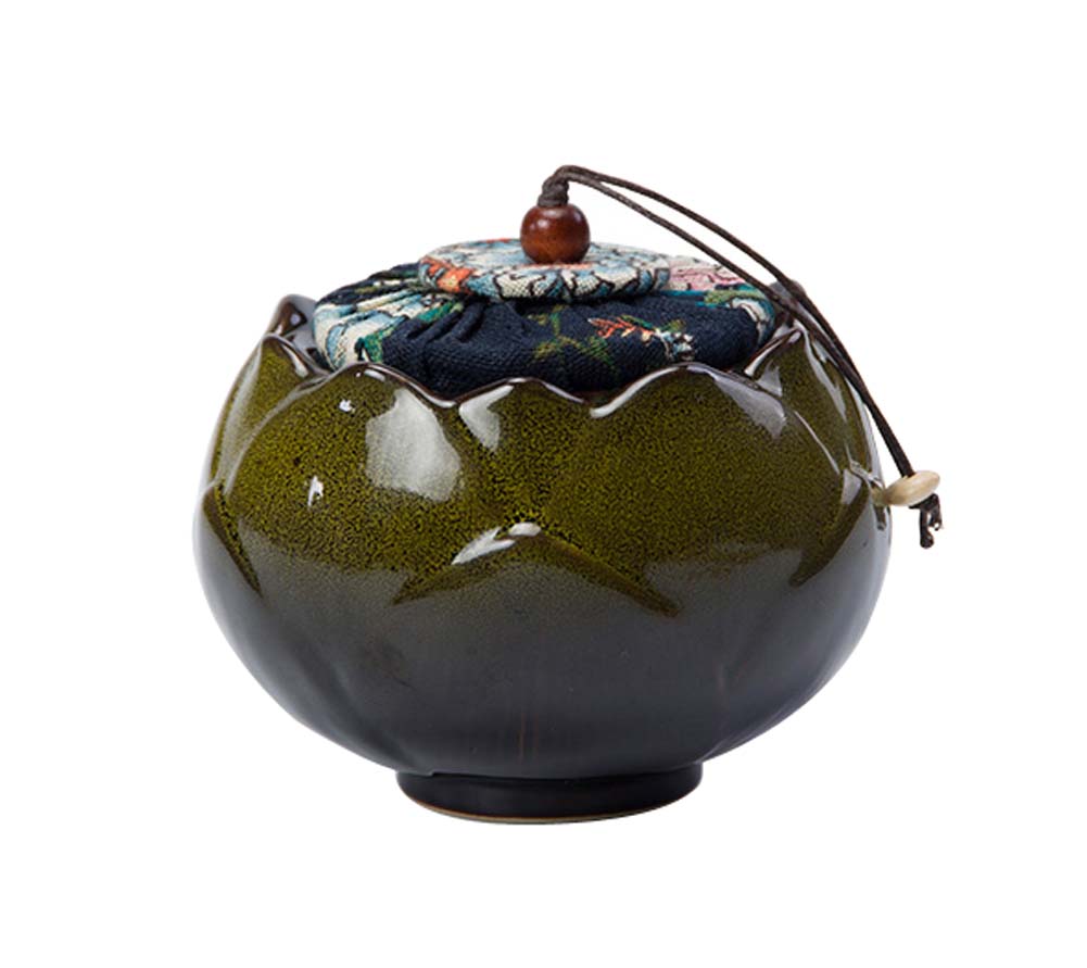 Picture of Panda Superstore KS-HOM3744111-ALAN00549 Japanese Style Ceramic Loose Tea Tin & Tea Caddy & Tea Canister - A04