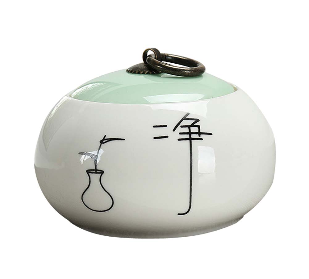 Picture of Panda Superstore KS-HOM3744111-ALAN01701 Portable Simple Tea Caddy Tea Canister Ceramic Storage Jar - NO.03