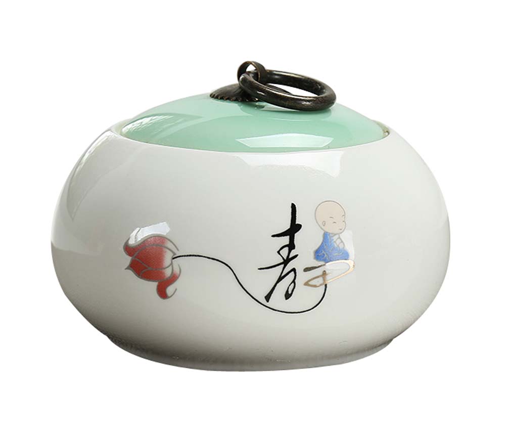 Picture of Panda Superstore KS-HOM3744111-ALAN01705 Portable Simple Tea Caddy Tea Canister Ceramic Storage Jar - NO.07