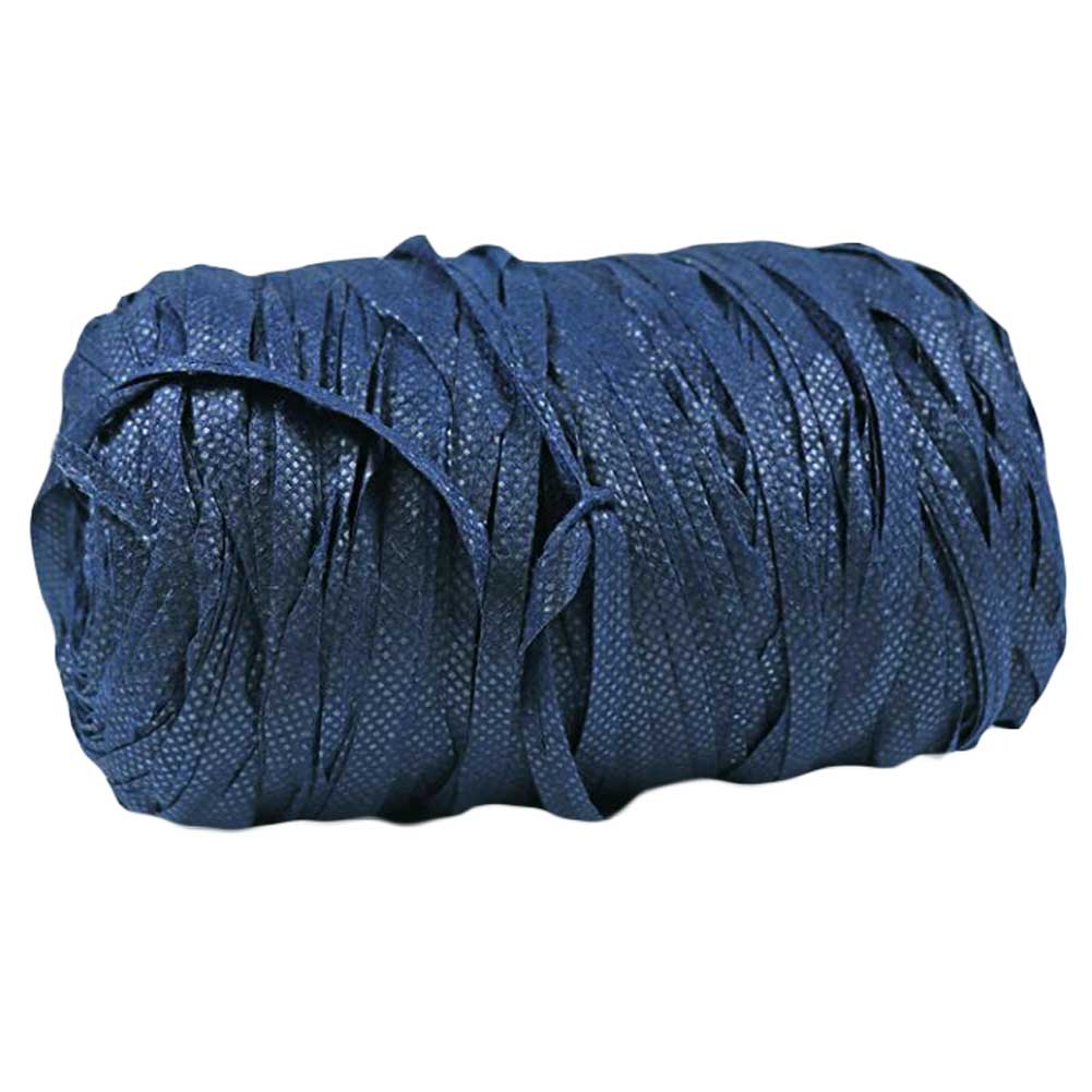 Picture of Panda Superstore PF-HOM262625011-DORIS00650-RP 1 Skein DIY Nylon Straw DIY Handcraft Packing Yarn for Handmade Crochet Handbag Sun Hat, Blue