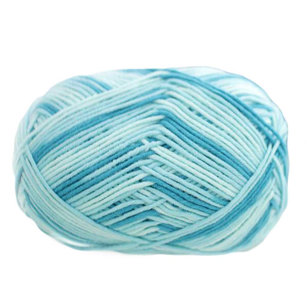 Picture of Panda Superstore PF-HOM262625011-DORIS00667-RP 1 Skein Soft Cotton DIY Knitting Crochet Scarf Yarn, Light Blue