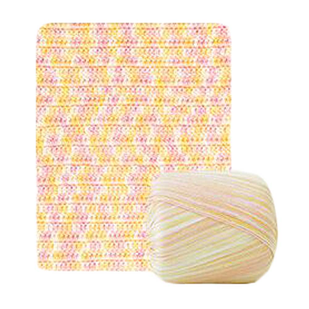 Picture of Panda Superstore PF-HOM262625011-DORIS00669-RP 1 Skein Space Dye Lace Knitting Crochet Yarn&#44; Pink & Yellow