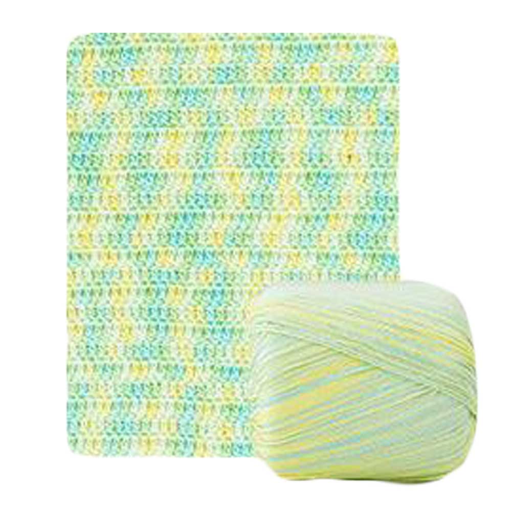 Picture of Panda Superstore PF-HOM262625011-DORIS00673-RP 1 Skein DIY Crochet Handbag Knitting Dye Lace Yarn&#44; Green & Yellow