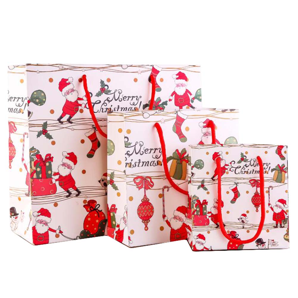 Picture of Panda Superstore PF-HOM303686011-DORIS00198-RP Christmas Paper Boutique for Wrapping Holiday Gift Bags