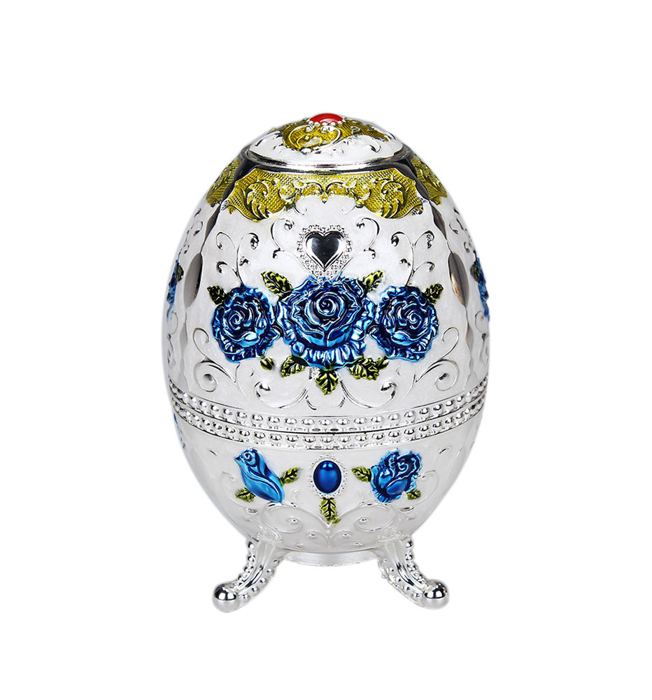 PL-HOM16439921-KELLY01124-RP Automatic Toothpick Holder with Bottle Opener Portable Pop Up Dispenser Container Blue & White Rose Pattern -  Panda Superstore