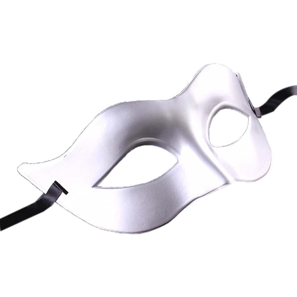 Picture of Panda Superstore PF-TOY2229578011-KELLY00093-RP Half Halloween Carnival Party Accessory Masquerades Venetian Mask, Sliver - 10 Piece