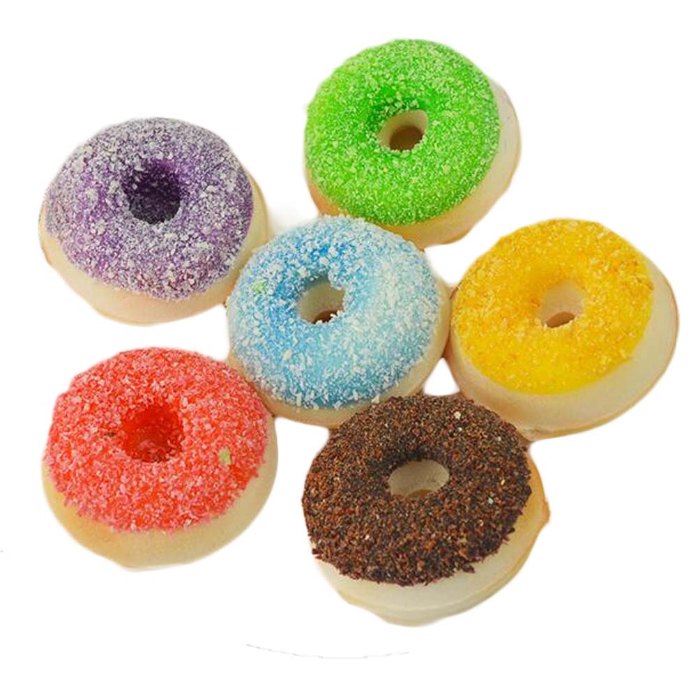 Picture of Panda Superstore PF-HOM10844426011-DORIS00006-RP Simulation Donut Fake Cake Bakery Dessert Wedding Decoration Props Crafts Photography Props Home Decoration - 6 Piece