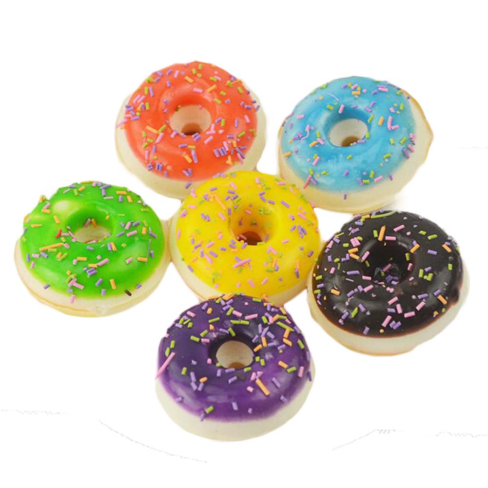 Picture of Panda Superstore PF-HOM10844426011-DORIS00807-RP Realistic Artificial Fake Donuts Dessert Food Toys for Display Replica Prop Photography Props DIY Home Cake Decoration - 6 Piece