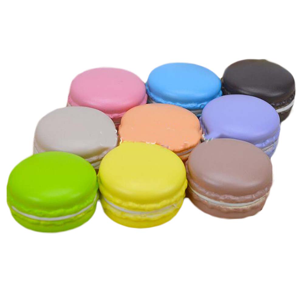 Picture of Panda Superstore PF-HOM10844426011-DORIS01051-RP Colorful Artificial Macaroons DIY Wedding Decoration Fake Macaron Replica Prop Party Decoration Bakery Display- 9 Piece