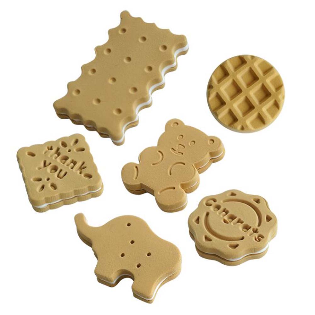 Picture of Panda Superstore PF-HOM10844426011-DORIS01059-RP Artificial Cookie Fake Biscuits Simulation Food Party Display Prop Party Decor Replica Prop Kitchen Bakery Display V, Brown - 15 Piece