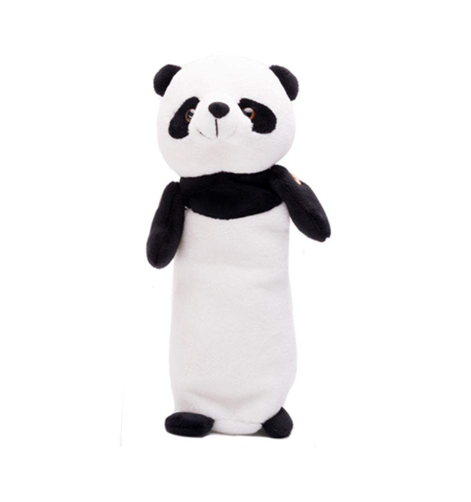 Cute Panda Pencil & Pen Stationery Zipper Case for Students Office, Multi Color