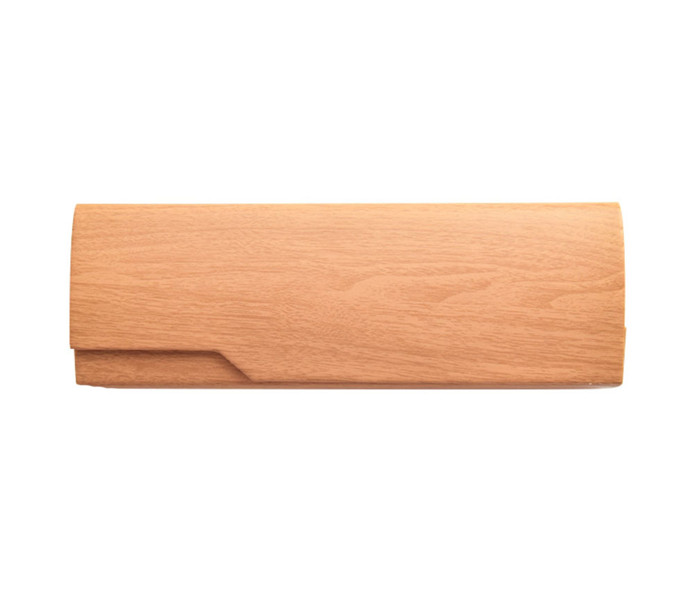 6.2 x 2.1 x 1.4 in. Portable Clamshell Hard Wood Grain Printed Eyeglass Case, Multi Color - Pack of 2