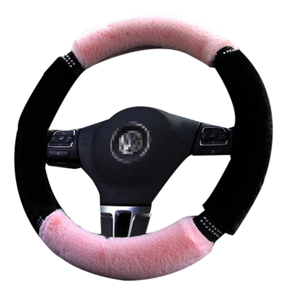 14.96 in. High Quality Car Steering Wheel Cover Anti-Skid Handlebar Set, Multi Color