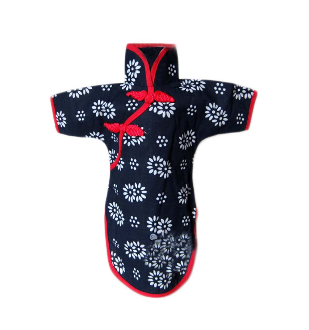 Picture of Panda Superstore PS-HOM13299291-TARA00658 Chinese Crafts Red Wine & Beer Storage Bag, Multi Color - 2 Buttons - Set of 5