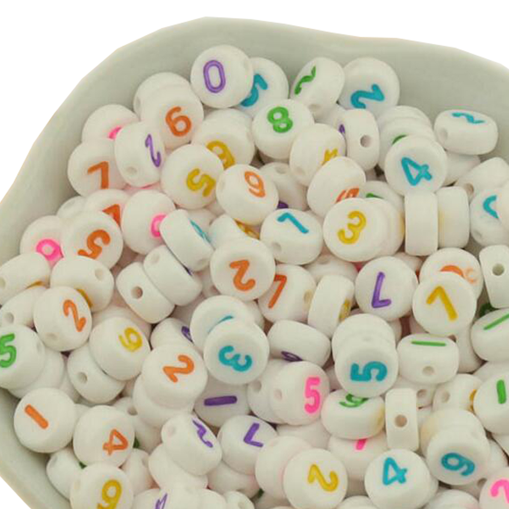 Picture of Panda Superstore EM-HOM12896081-GIYA00919 A-Z Letter Round Beads for DIY Ornament Gifts, Multi Color - 150 Piece