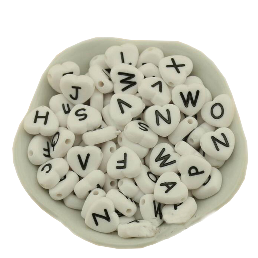 Picture of Panda Superstore EM-HOM12896081-GIYA00922 Acrylic Letter A-Z Beads for DIY Ornaments, Multi Color - 150 Piece