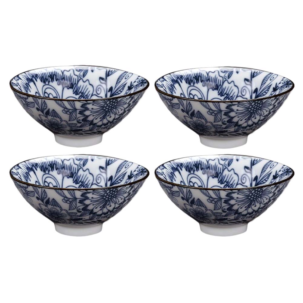 Picture of Panda Superstore PF-HOM367125011-DORIS00018-RP 1.3 oz Japanese Sake Cup Ceramic Mini Wine Handmade Chinese Kungfu Tea Cups, Blue - 4 Piece