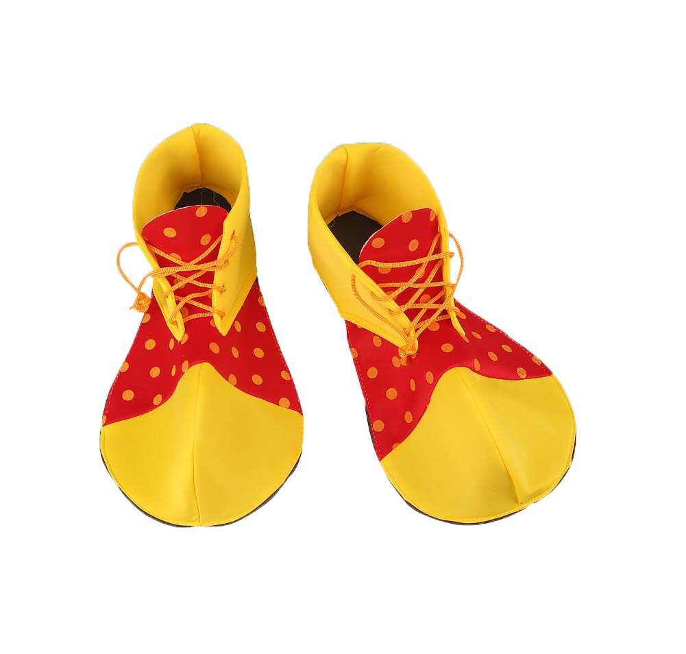 Picture of Panda Superstore PL-CLO2229583011-KELLY01154-RP Cloth Clown Pretend Games Shoes for Adults Party Clown Costume&#44; Yellow & Red