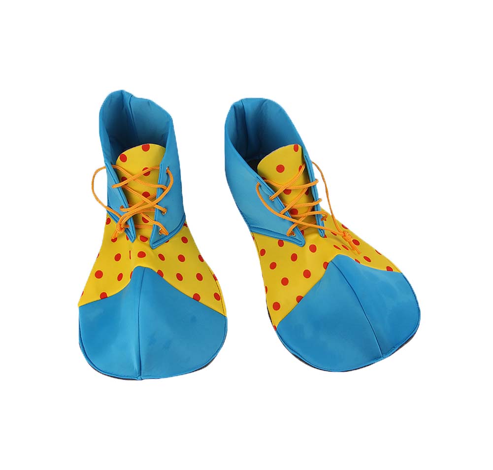 Picture of Panda Superstore PL-CLO2229583011-KELLY01155-RP Cloth Clown Pretend Games Shoes for Adults Party Clown Costume&#44; Blue & Yellow