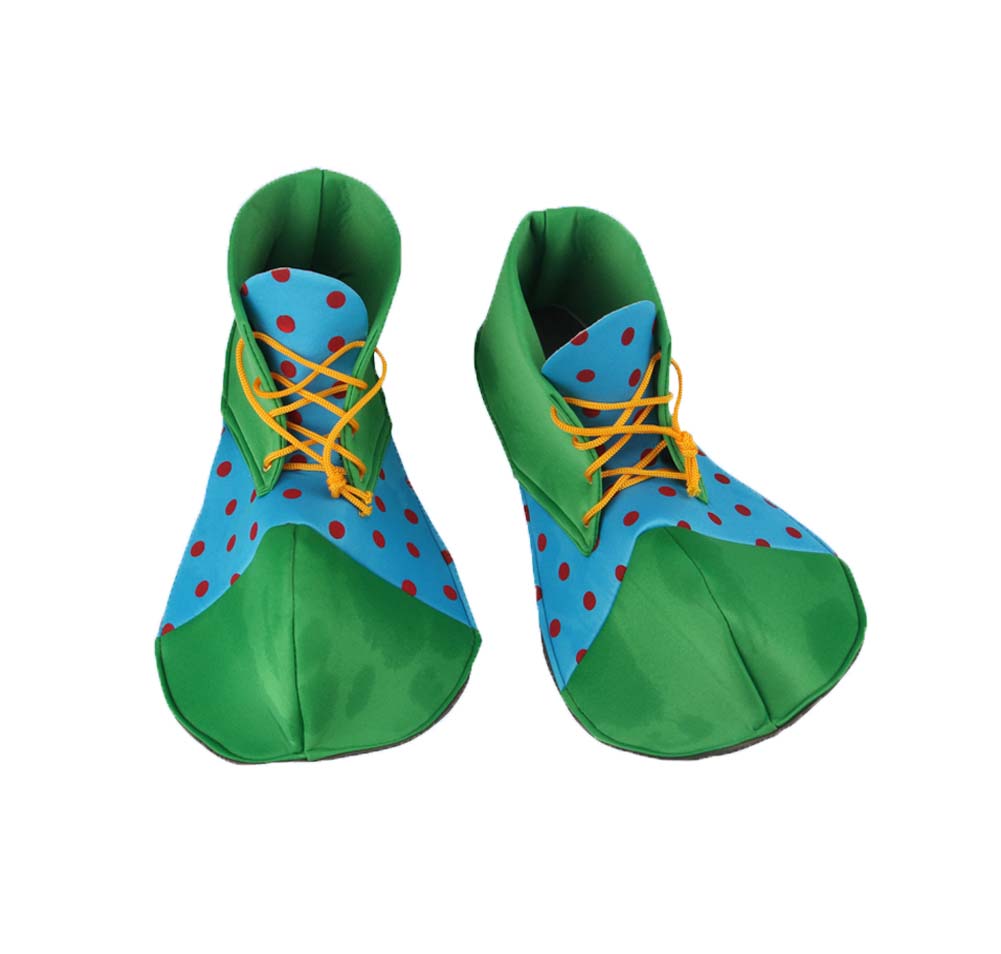 Picture of Panda Superstore PL-CLO2229583011-KELLY01156-RP Cloth Clown Pretend Games Shoes for Adults Party Clown Costume&#44; Blue & Green