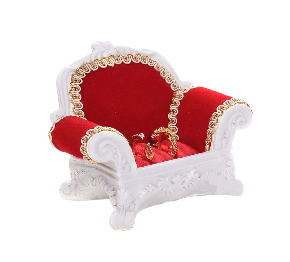 Creative Red White Lace Sofa Jewelry Storage Box & Display Stand, Multi Color