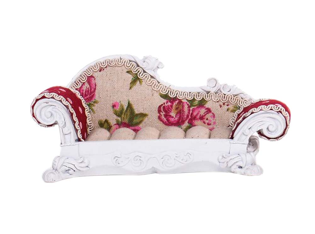 Creative Flower Pattern Sofa Jewelry Storage Box & Display Stand, Multi Color