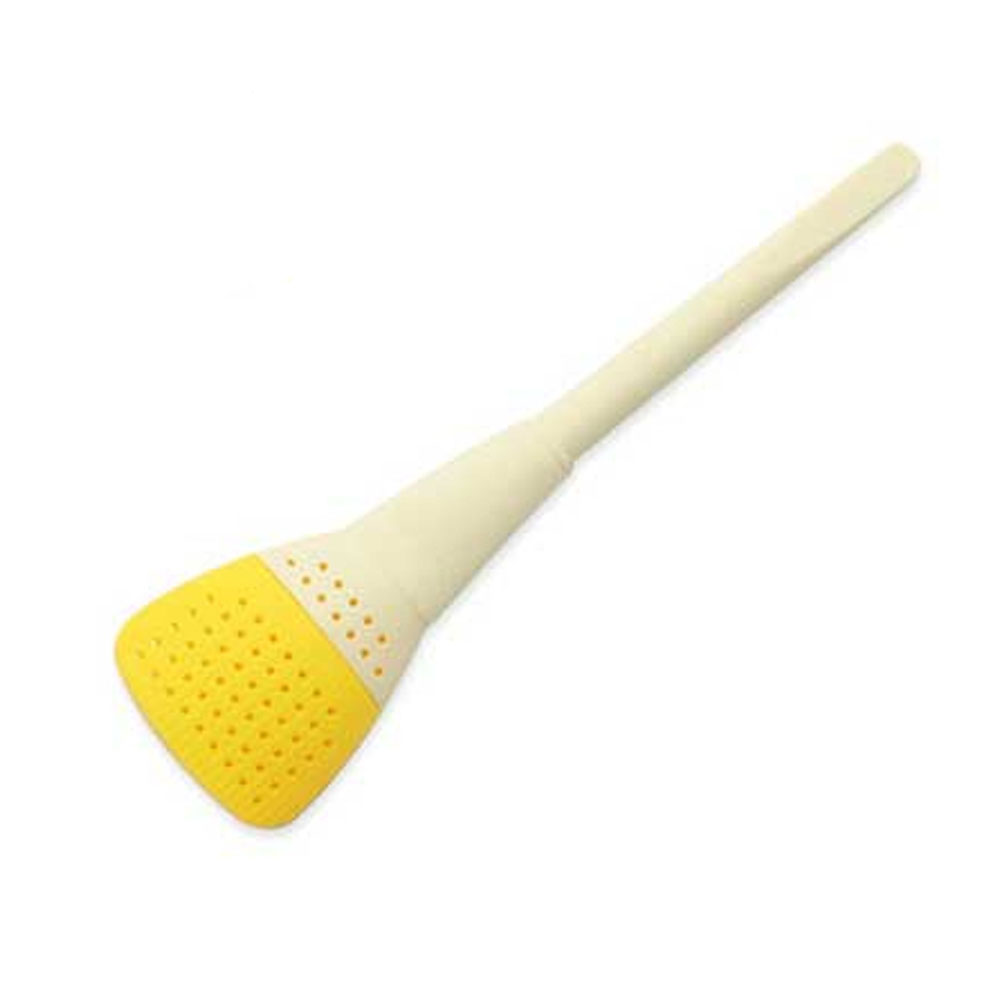 Picture of Panda Superstore PS-HOM3737181-JENNY00445 Brush Shape Silicone Tea Bag&#44; Mesh Strainer & Infuser - Yellow
