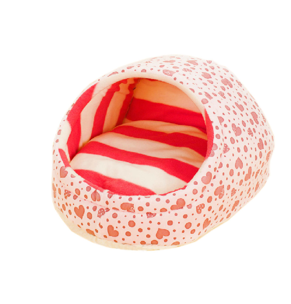 Picture of Panda Superstore PS-PET2975337011-YOUNG01038 25 x 37 cm Egg-Shaped Cute Pet Kennel Dog & Cat House for Kitten & Puppy&#44; Pink