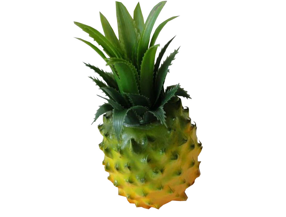 PS-HOM14087391-NIKI00094 Beautiful Artificial Kitchen Decoration Pineapple Fruit, Yellow - 7.08 in. - Set of 3