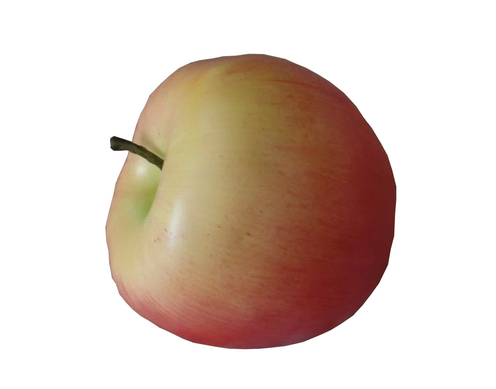 Realistic Artificial Table Decoration Apple Fruit, Red - 3.1 in. - Set of 3