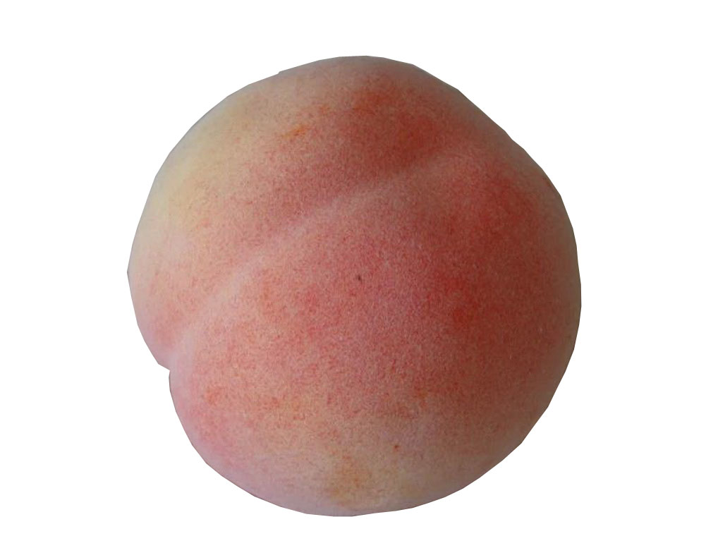 Glamorous Artificial Table Decoration Peach Fruit, Pink - 3.1 in. - Set of 4