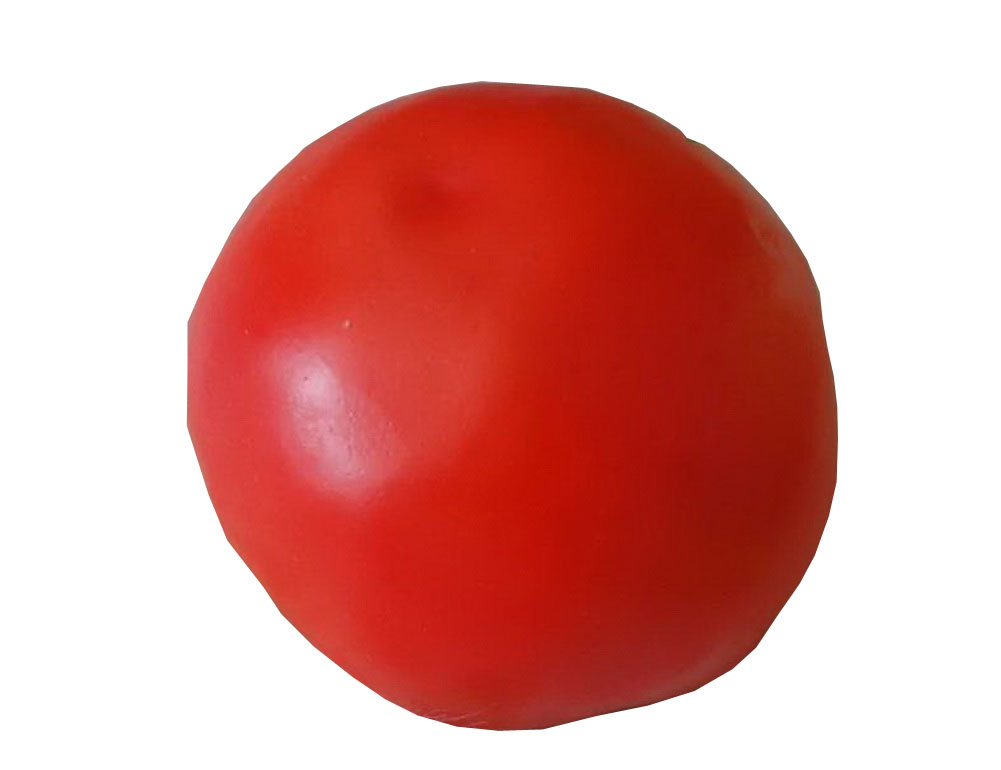 Glamorous Manmade Kitchen Table Decoration Tomato Fruit, Red - 3.1 in. - Set of 4