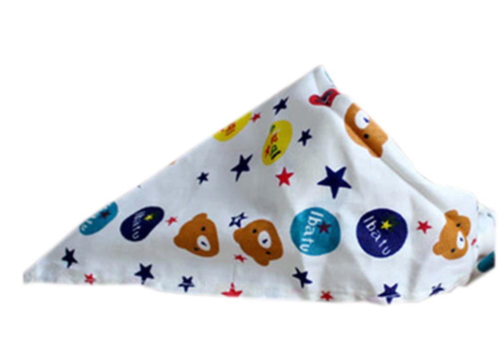 Picture of Panda Superstore PS-PET2975315011-SUSAN00845 Fashionable Cute Pets Triangle Scarves & Headscarf&#44; Bear - Multi Color - 2 Piece