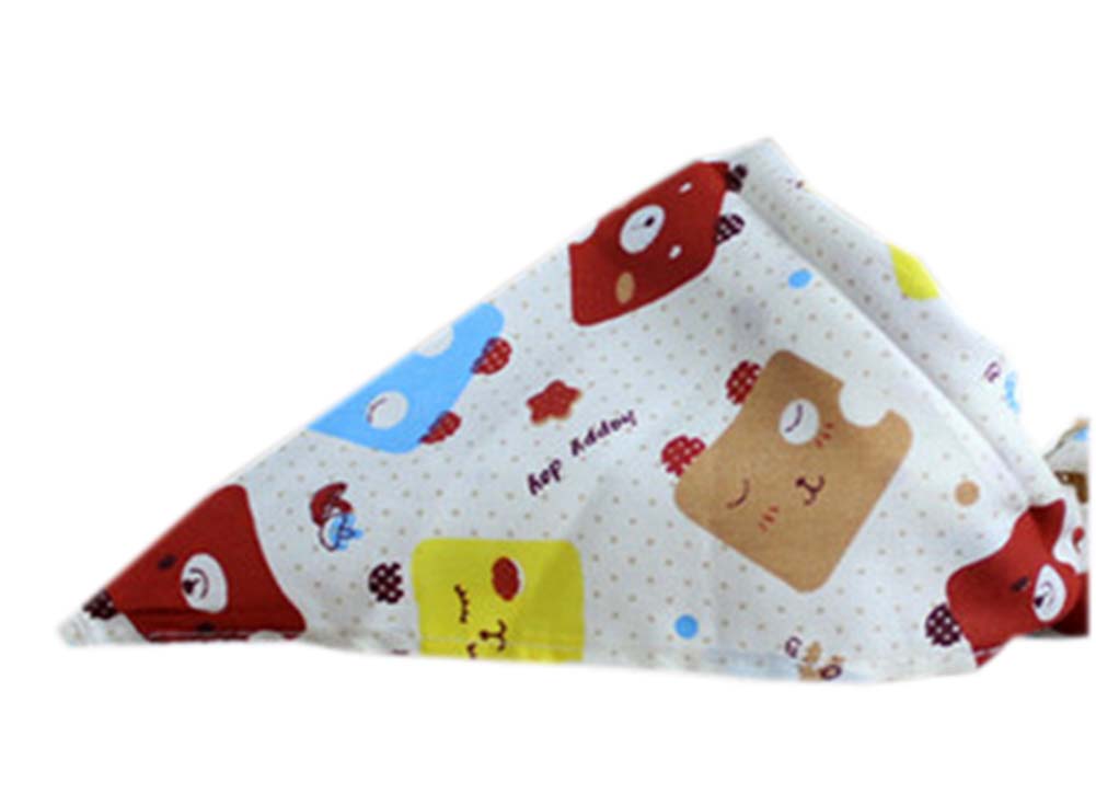 Picture of Panda Superstore PS-PET2975315011-SUSAN00855 Fashionable Cute Pets Triangle Scarves & Headscarf&#44; Expression - Multi Color - 2 Piece
