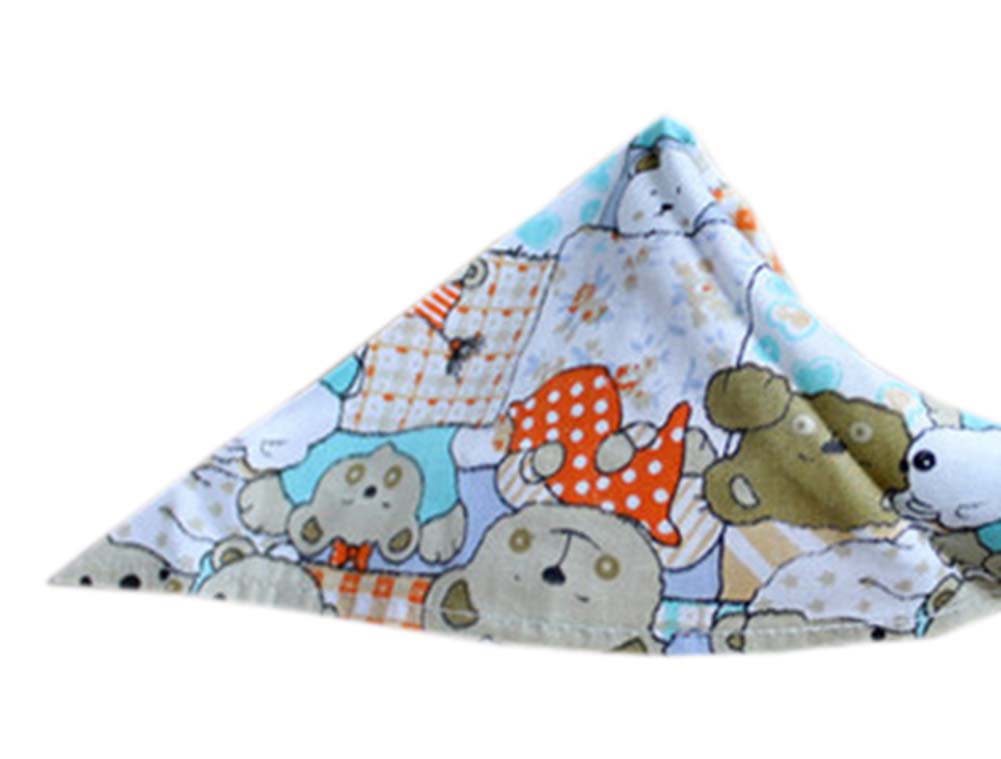 Picture of Panda Superstore PS-PET2975315011-SUSAN00857 Fashionable Cute Pets Triangle Scarves & Headscarf&#44; Sleepy Bear - Multi Color - 2 Piece