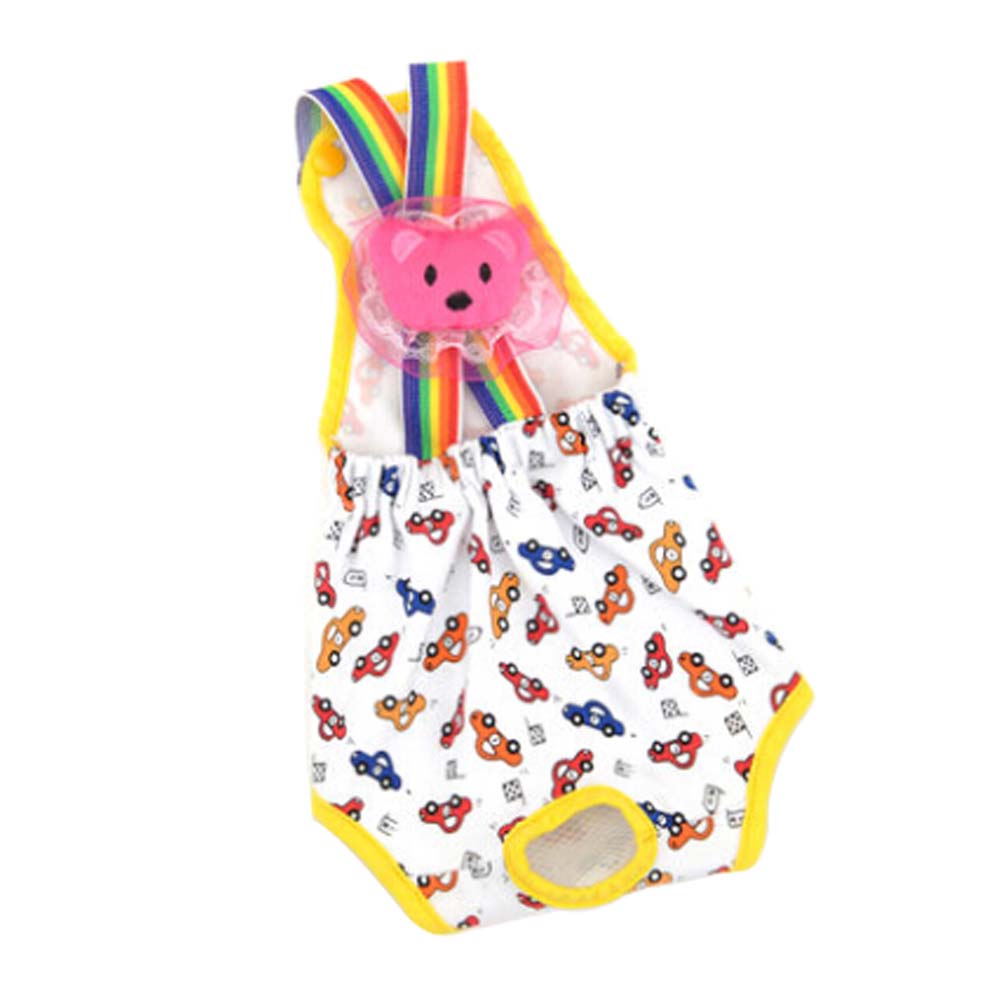 Picture of Panda Superstore PS-PET2975318011-ALIEN00852 Car Style Dogs Physiological Pant, Multi Color - Extra Small