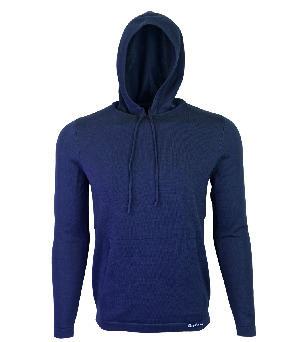 KNHOOD002-NY-M Skipper Hoodie, Navy - Medium